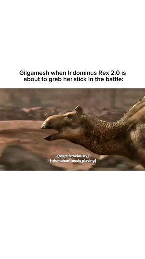 Indominus rex 2.0 VS Yamabrontorax Maximus (Gilgamesh) be like