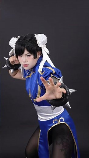 The Coziest Chun-Li Cosplay! 💙#streetfighter #streetfightercosplay #streetfighter6 #chunli