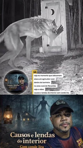 Werewolf attacks rural farmer in Maranhão 🐺😱🐺 #shorts #werewolf #viral #bizarre #curiosities 🐺😱🐺