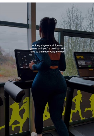 booking a hyrox is all fun and games until you’re exhausted but it’s getting closer so you still have to train most days anyway 😭🏋🏽‍♀️👟 #hyrox #training #gymgirl #gymtok