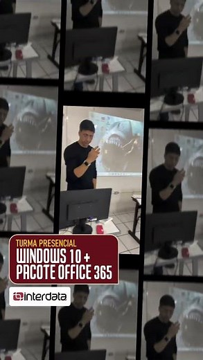 Turmas de Windows 10 + Pacote Office 365 da Interdata Cursos