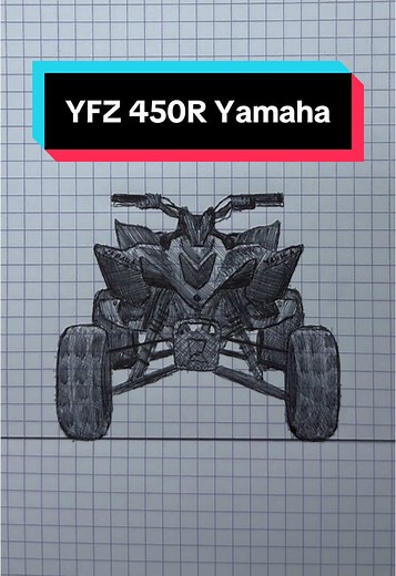 YFZ 450R Yamaha Quad: A Drawing Tutorial