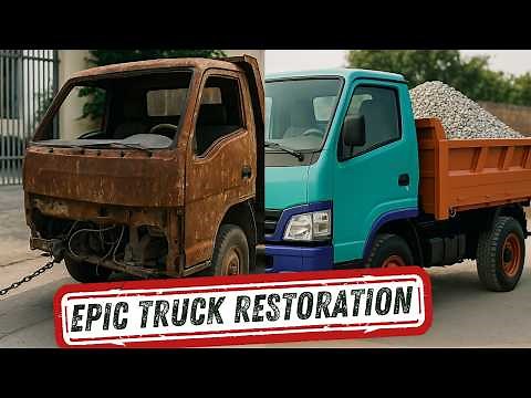 50-YEAR-OLD Dump Truck Completely RESTORED | From Rusty Wreck to Beauty