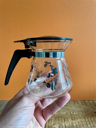 Rare Vintage JAJ Pyrex Mini Coffee Pot – Clover & Shamrock, England - Etsy UK