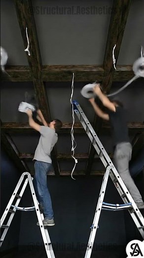 Building a Lightning Storm Into My Ceiling #diy #renovation #incredible