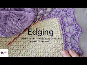 Super EASY Crochet Edging {STEP BY STEP}