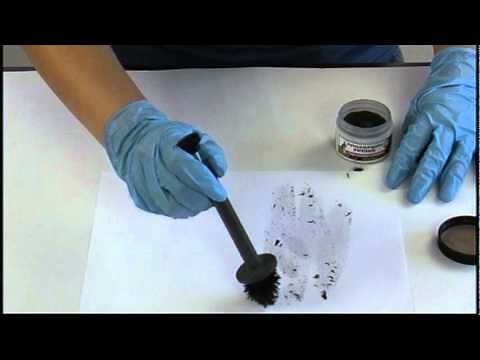 Developing Latent Fingerprints with Magnetic Powder