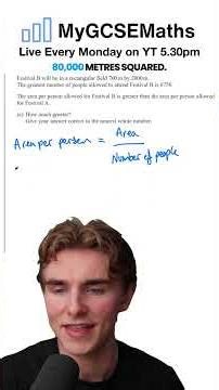 Area Per Person Problem Solving