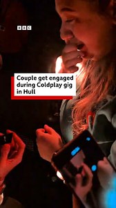 Meet the couple who got engaged at Coldplay's gig in Hull 💍 | BBC East Yorkshire
