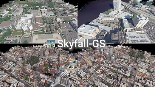 オープンソースの大規模3D都市モデル生成技術「Skyfall-GS」発表！　衛星写真とAIのみで建物の側面や地上レベルのディテールを補完し、リアルタイムで3Dモデルを生成