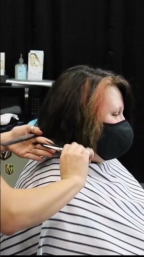 Taylor 2 LV (pt 2): Long to Shaved Fauxhawk - YT Original #shorts