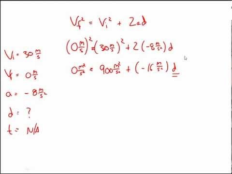 1D Kinematic Motion Practice Problem - How to Choose the Correct Formula