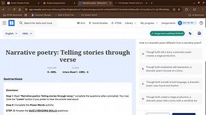 How is a dramatic poem different from a narrative poem?A. Tho... | Filo