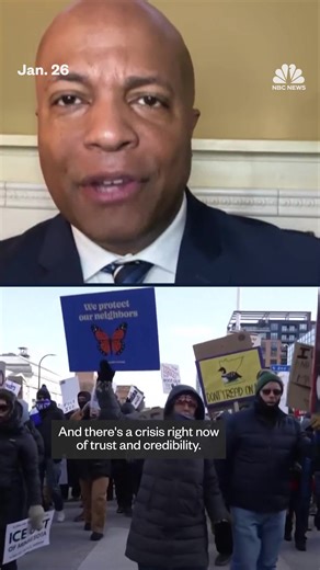 Former Minneapolis Police Chief Medaria Arradondo, who oversaw the city's response to the police killing of George Floyd, highlighted city residents’ frustration with federal law enforcement, saying "there's a crisis right now of trust and credibility." | NBC News