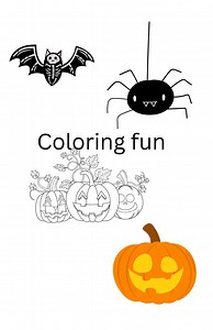 coloring pages fun digital downloadable PDF easy printable