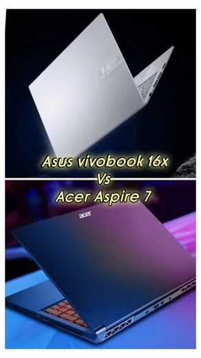 Acer Aspire 7 vs Asus Vivobook 16x Gaming LAPTOP - Which is Better ?