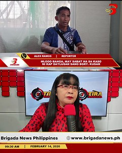 TIRA BRIGADA kasama si Brigada Bing Pabi-Araquil - February 14, 2026 #BrigadaNewsFMKoronadal TEXTLINE: 09358040170 LISTEN VIA: 🌐 www.brigadanews.ph 📻 95.7 MHz FB Page: 95.7 Brigada News FM Koronadal YouTube Channel: Brigada News Philippines www.brigadanews.ph | 95.7 Brigada News FM Koronadal