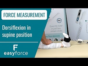 Measuring the Isometric Muscle Forces of Foot Dorsiflexion - EasyForce Digital Dynamometer