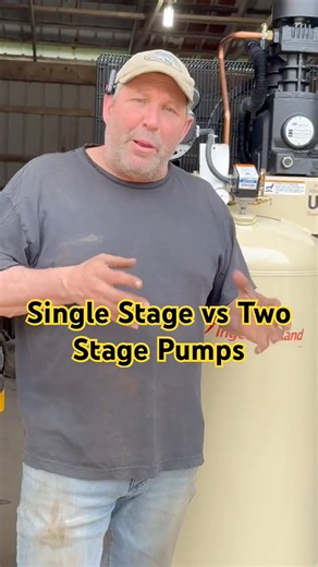 Factors in Deciding Whether to Get a Single Stage or Two Stage Pump #aircompressor #airtools #diy
