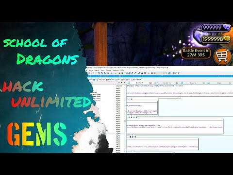 School of Dragons Hack Unlimited Gems with C# manipulation 2021 latest method