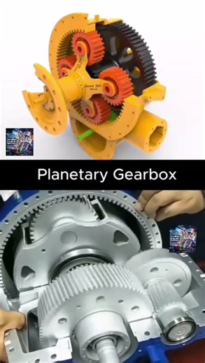 Planetary Gearbox Explained | High-Torque Epicyclic Gear System*#reels*#viral*#video