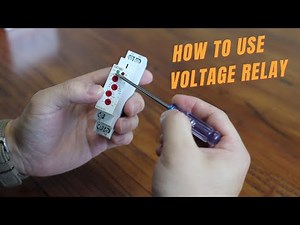 How to use the voltage relay GRV8-01 | Geya Electric