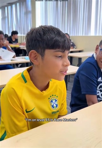 Everyone flexing game levels. Then someone says Level G in Kumon. Different kind of boss level. Book an assessment. Kumon Brimley and Eglinton.