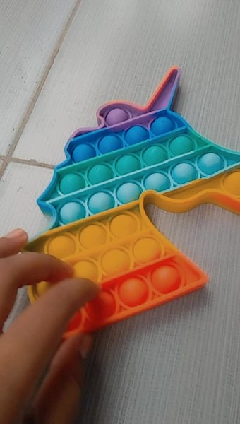 Exploring a Colorful Unicorn Pop-It Toy