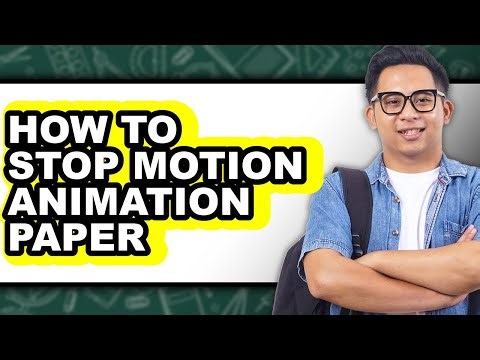 How to Stop Motion Animation Paper - Step by Step
