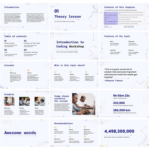 Introduction to Coding Powerpoint Template | Coding Workshop Presentation | Programming Basics - Etsy Australia