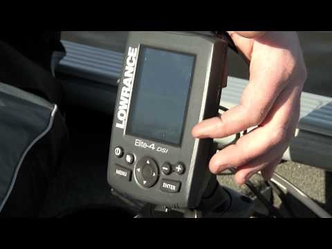 The Lowrance Elite 4 DSI entry-level Imaging System