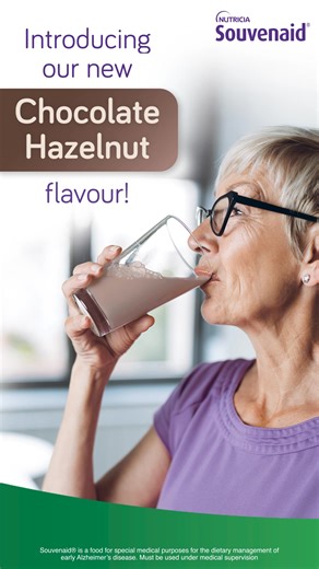 Souvenaid® powder is now available in a new Chocolate Hazelnut flavour! | Souvenaid Australia