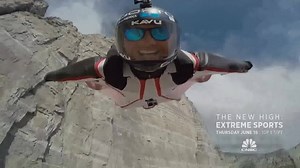 175K views · 742 reactions | From flying off a mountain in a "wingsuit" to nailing a triple back motorcycle flip to kiteboarding 40 feet in the air... Experience 'The New High: Extreme Sports' this Thursday at 10p ET/PT! | CNBC Make It | Facebook