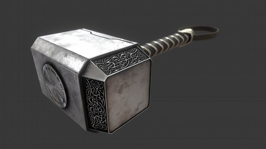 Mjolnir - 3D model by de Mravi (@de_mravi)