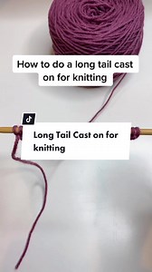 The long tail cast on is my favorite.❤️🧶 What would you make? #knittutorial #knitcaston #longtailcaston #knithack #knittingtutorial