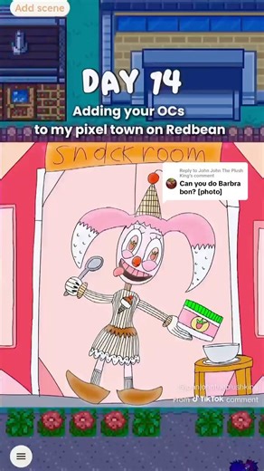 Day 14 turning your OC into a pixel character #oc #gamemaking #pixelgame #redbeanai