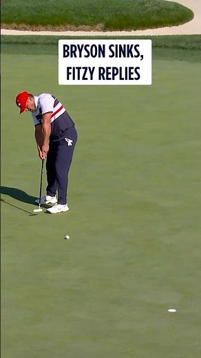 Fitzpatrick ANSWERS DeChambeau! 😎
