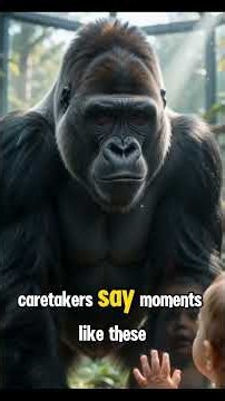 The Moment a Gorilla Saw a Human Baby