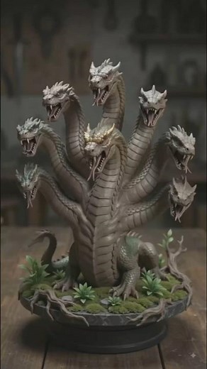 I Made a Legendary HYDRA from Clay! 🐉 | Satisfying Mythical Creature Making Process