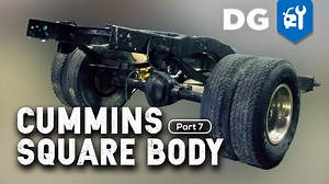 106K views · 1K reactions | 5.9 Cummins 12v swapped Square Body 1985 Franken-Dodge Ram W350 Crew Cab Dually continues! We drill holes for the shifter and disassemble the front axle, calipers and brakes! | DEBOSS GARAGE | Facebook