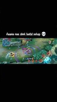 aamon one shot build setup moba lagends #mobilelegends #mlbb #mlb #short #shortsfeed