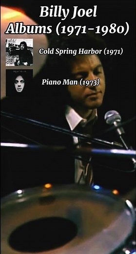 BILLY JOEL ALBUMS (1971-1980) #billyjoel #albums