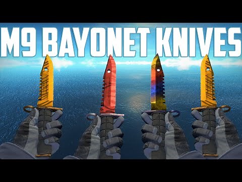 CS:GO - M9 Bayonet Knives - All Skins Showcase