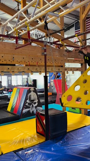 Come in a try our new red bar set up! | Kinetic Ninja Warrior
