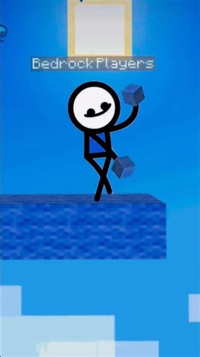 Bedrock Bridging is just UNFAIR! 💀 #minecraft