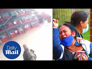 Ecuador prison riots: Police bodycam footage shows troops enter prison