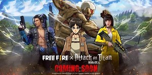 Gigantic man-eating humanoids invade the world of Free Fire in latest crossover with Attack on Titan