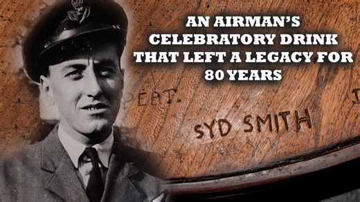 An Airman who left HIS MARK at RAF East Kirkby, The Syd Smith Table, Red Lion Pub #ww2 #wwii #630bombsquadron #rafeastkirkby | History In Your Hand