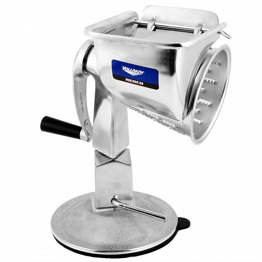 Vollrath 6005 12" Redco King Kutter Manual Food Processor with Suction Cup Base and #1, #2, #3, #4, and #5 Cones