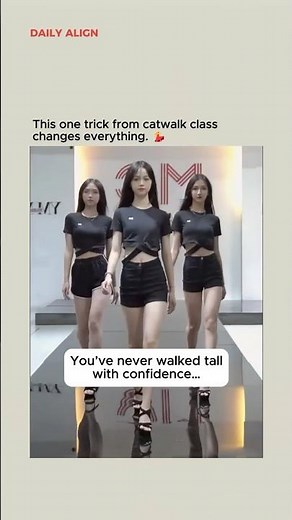 You’ve never walked tall with confidence… because no one ever taught you this. 👠✨